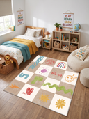 Alfombra Colorful Dreams para habitación infantil