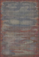 Alfombra moderna naranja Misty Desert