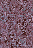 Alfombra moderna fucsia Lichen