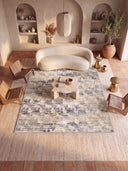 Alfombra moderna Dune crema beige