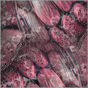 Alfombra de estampado animal rosa Butterfly Wings