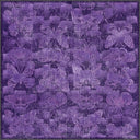Alfombra moderna morada de estampado animal Monark