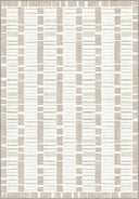 Alfombra moderna crema Wicker