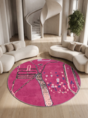 Alfombra moderna rosa Berber Dream