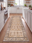 Memoir Yellow Classic Bordered Rug