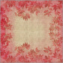 Alfombra moderna roja Spring