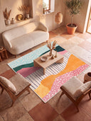 Alfombra moderna multicolor Hills