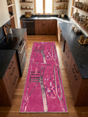 Alfombra moderna rosa Berber Dream