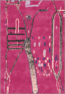 Alfombra moderna rosa Berber Dream