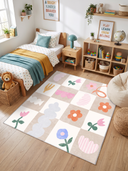 Floral Dreams Kids Room Rug