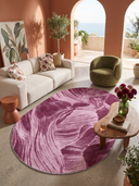 Alfombra moderna rosa Layers