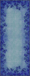 Alfombra moderna azul cobalto Spring