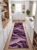 Alfombra moderna fucsia Ancient Juniper