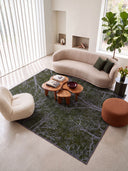 Alfombra moderna verde Night Sky Dome