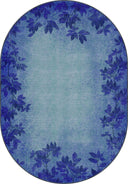 Alfombra moderna azul cobalto Spring
