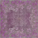 Alfombra moderna morada Spring Distressed