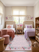 Alfombra infantil Meadow Stroll Daisy para habitación