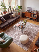 Leaves Dance Patterned Rug