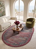 Misty Desert Rosewood Modern Rug