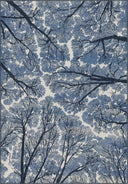 Sky Dome Blue Modern Rug