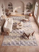 Alfombra moderna Dune crema beige