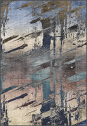 Alfombra moderna multicolor Abstract Canvas