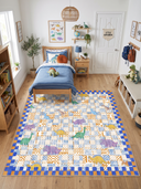Alfombra infantil Mosaic Dinosaur