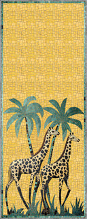 Alfombra de estampado animal Giraffe Garden