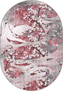 Cherry Blossom Dance Pink Floral Rug