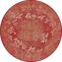 Alfombra moderna roja Spring Distressed