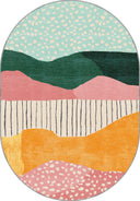Alfombra moderna multicolor Hills