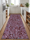 Alfombra moderna fucsia Lichen