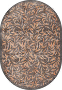 Alfombra estampada Leaves Dance