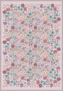 Alfombra infantil rosa Stroll in the Meadow