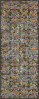 Alfombra moderna de estampado animal marrón Monark