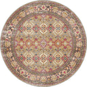 Alfombra clásica Memoir beige con borde
