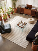Alfombra moderna crema Pattern