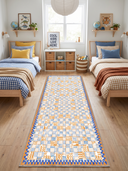 Alfombra infantil Mosaic azul