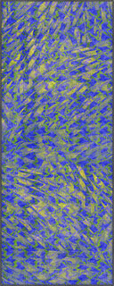 Alfombra moderna con estampado animal azul Sparrow