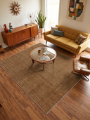 Alfombra moderna marrón Earth