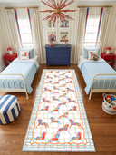 Alfombra Colorful Horses para habitación infantil