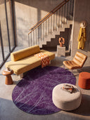 Alfombra moderna morada Night Sky Dome