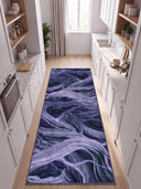 Alfombra moderna azul Ancient Juniper