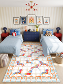 Alfombra Colorful Horses para habitación infantil