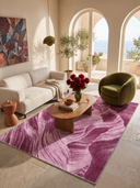 Alfombra moderna rosa Layers