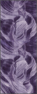 Layers Purple Modern Rug