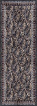 Alfombra bohemia Indigo Ivy