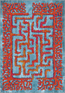 Alfombra Coral Maze para habitación infantil