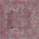 Alfombra moderna rosa empolvado envejecida Spring Distressed