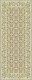 Alfombra floral crema Royal Garden